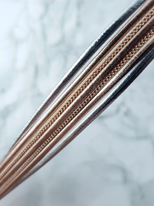 Dámsky náramok Rose Pink Gold reťazec Michiko