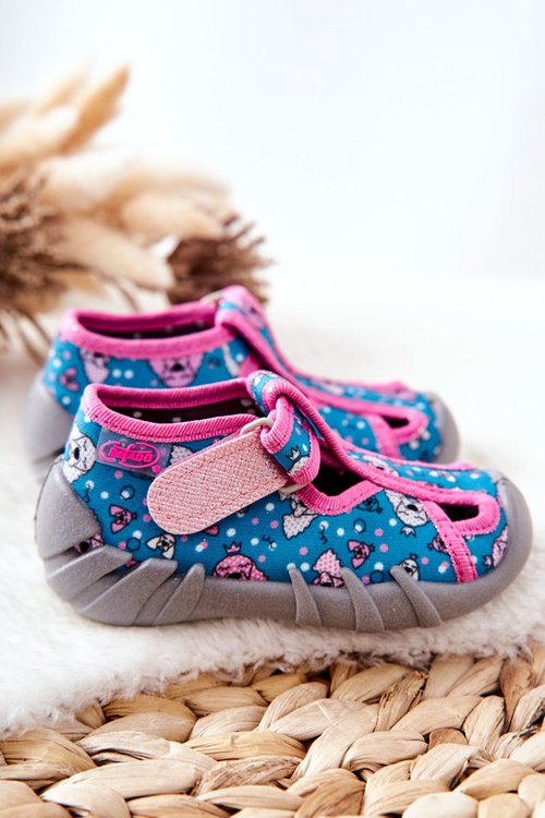 Boty Befado Suchý zip 190P100 Modrá a růžová