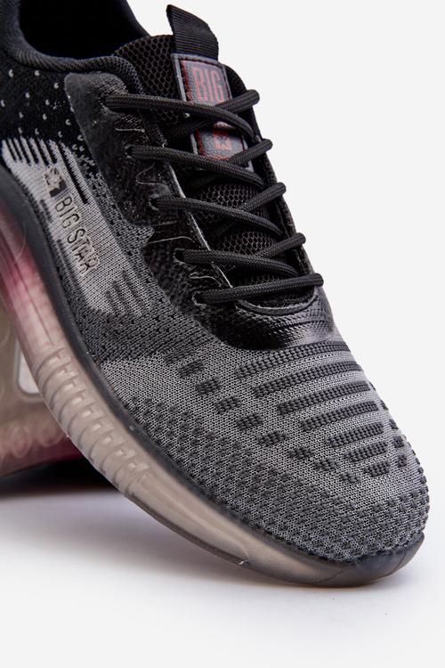 Mužská sportovní obuv HI-POLY SYSTEM Big Star NN174476 Černá