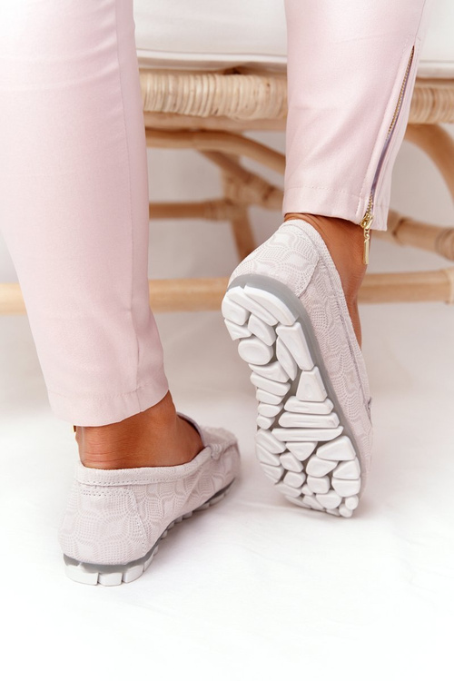 Rio flore ekologicky priateľské kožené mokaséry béžové