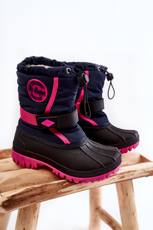 Dětské zateplené sněhule Lee Cooper LCJ-21-44-0522 Fuchsie