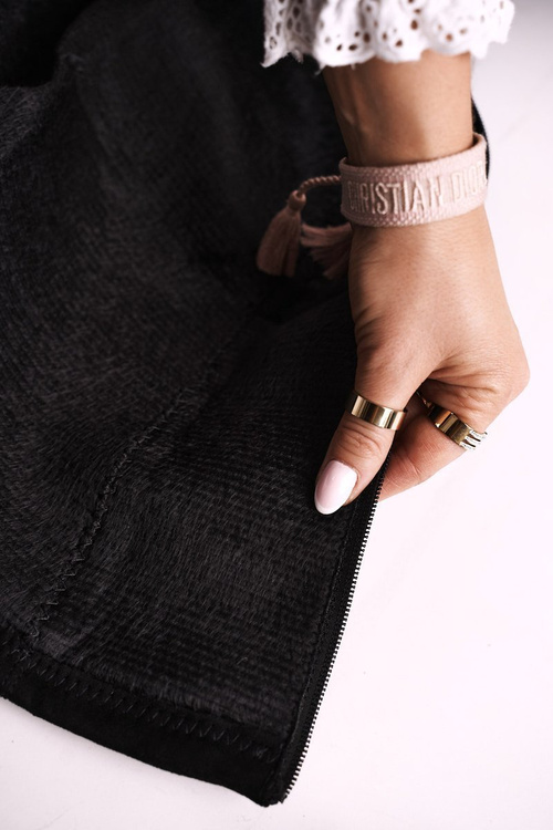 Dámské Kozačky Přes Koleno Semišové černé Gracelyn