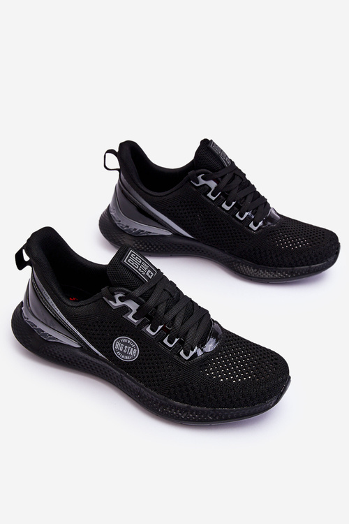 Pánské pohodlné tenisky Memory Foam Big Star LL174103 Černe