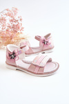 Dětské Sandály S Motýlí Růžovou Nicoll