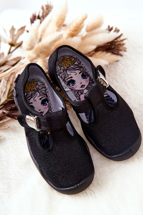 Papci balerinas befado lesklý 115x006 čierny