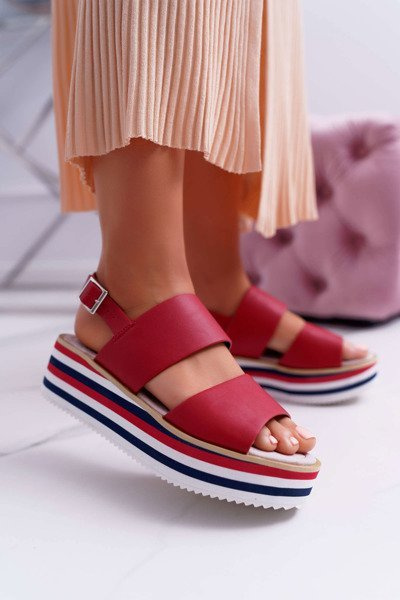 Dámske sandále na platforme Red Aurera