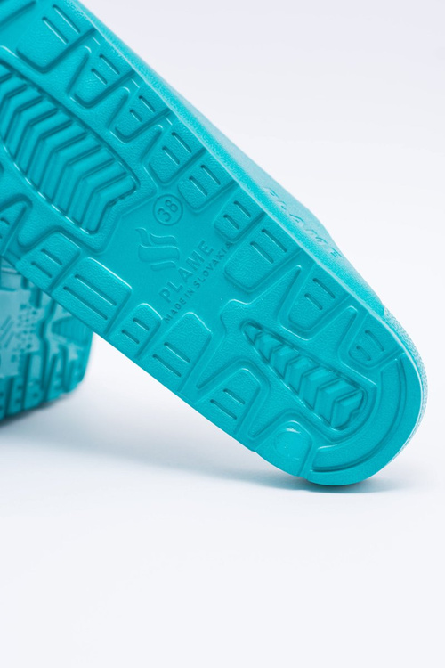 Ľahké tyrkysové dámske žabky dám