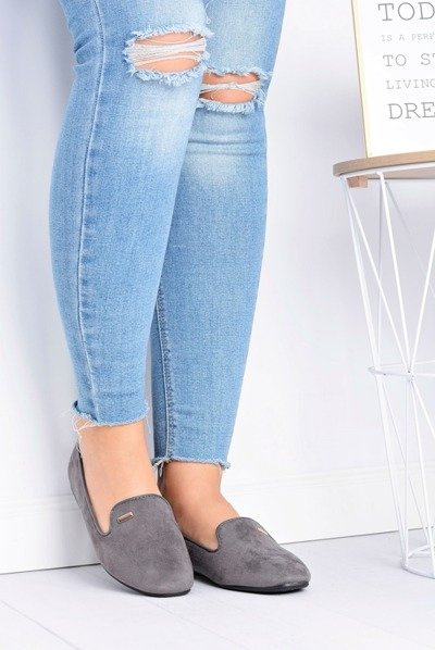 Ženské semišové semišové dámske baleríny Neala