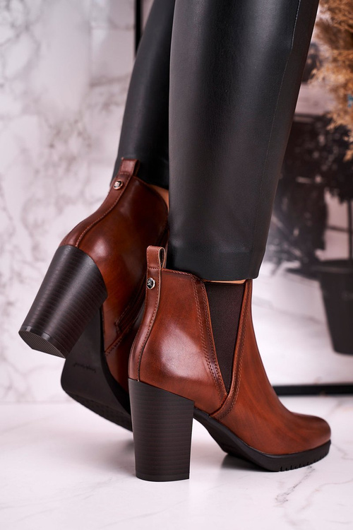 Dámské Kotníkové Boty Izolované Sergio Leone Hnědé BT311