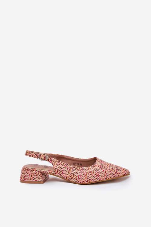 Pletené Dámske Sandále Na Jemnom Opätku Viacfarebné Jorela