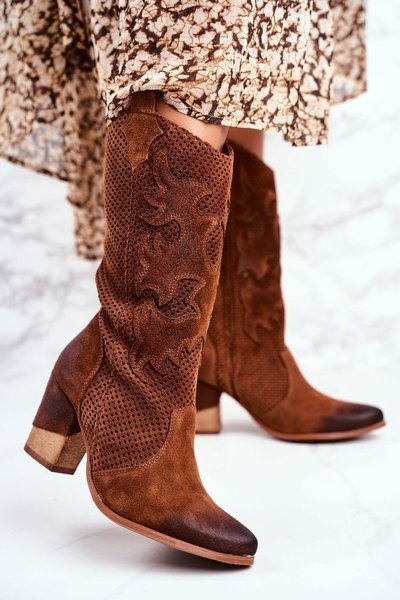 Dámske topánky na prístave Rosemary High Leather Post