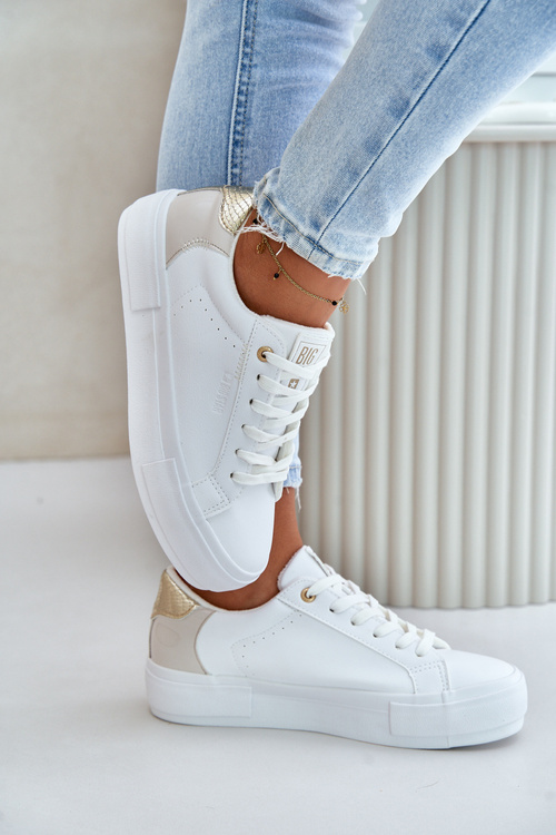 Zateplené Dámské Tenisky Na Platformě Big Star OO274A452 Bílé