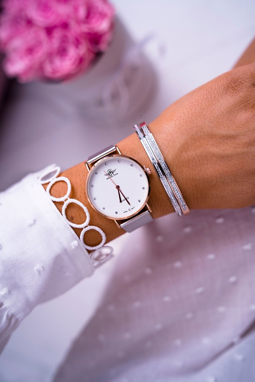 Dámske hodinky Michael John Silver DiMaha