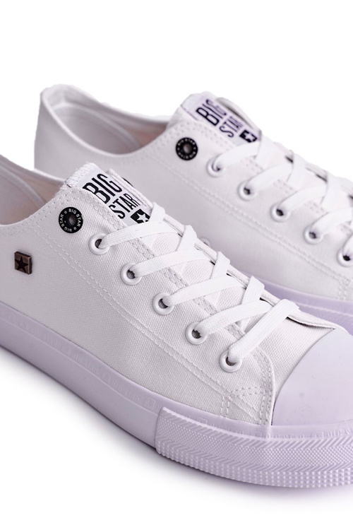 Pánské Klasické Nízké Tenisky BIG STAR AA174010 Bílé