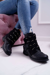 Dámské Kotníkové Boty černé Valko
