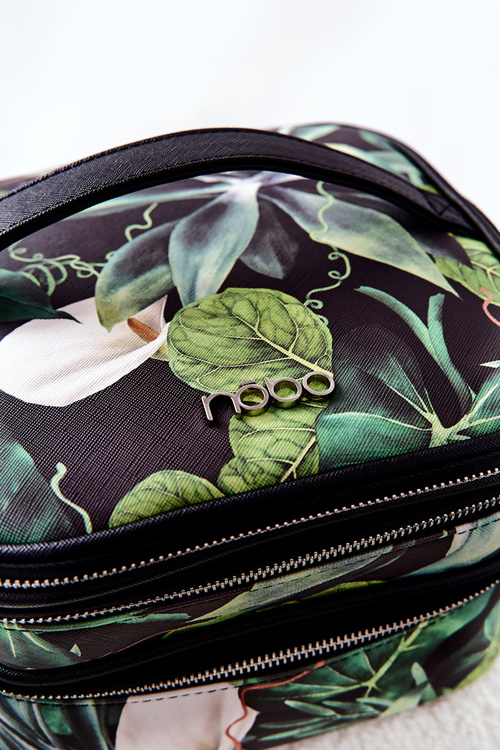 Veľké kozmetičko Nobo L0020-CM08 Čierne listy