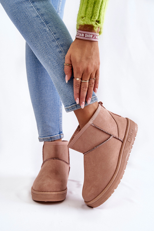 Dámské teplé sněhule Big Star KK274293 Světle růžová