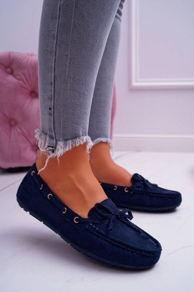 Moccasins Navy Blue S. Barski Gustoben