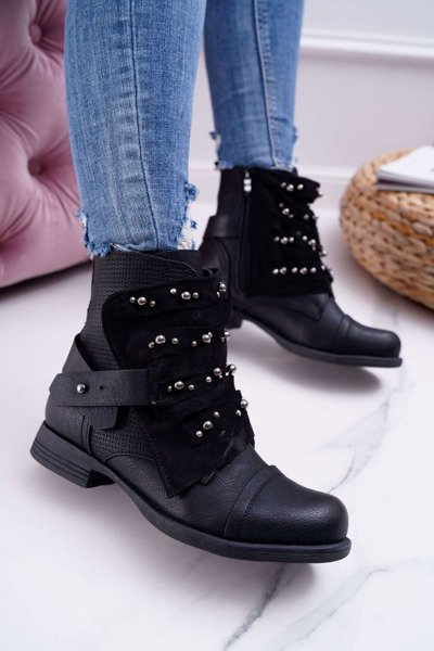 Dámské Kotníkové Boty černé Valko