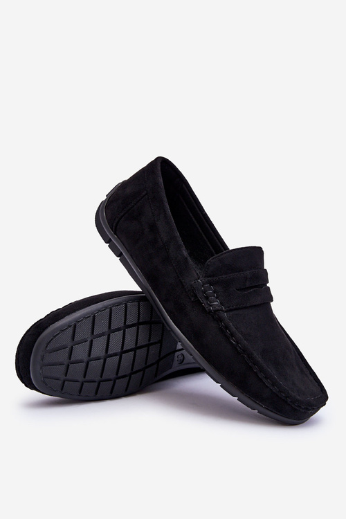 Pánske semišové mokasíny Black Wesley