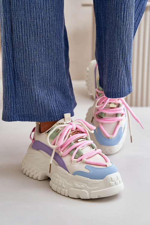 Dámské tenisky na masivní podrážce multikolor Nevela