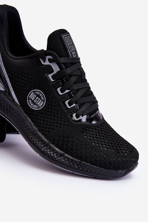 Pánské pohodlné tenisky Memory Foam Big Star LL174103 Černe