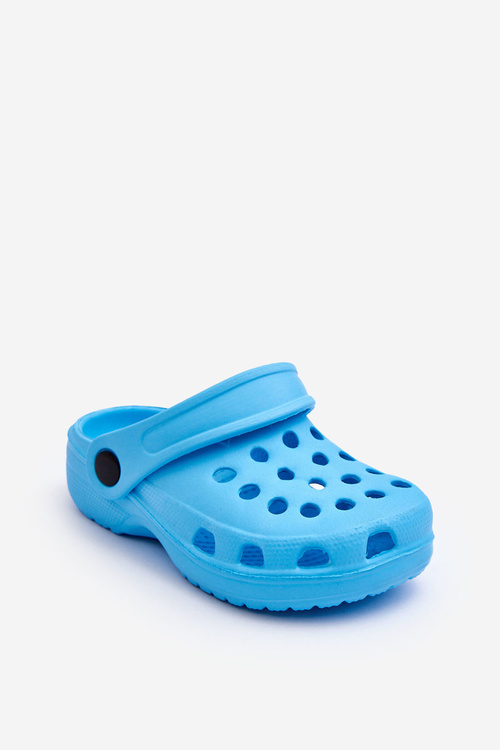 Penové detské Crocs Light Blue Percy