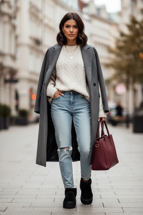 Dámske snehule z prírodného nubuku čierne Mairene