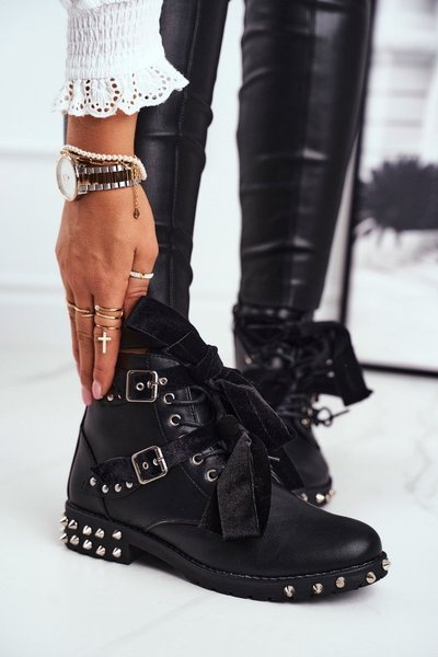 Dámské Kotníkové Boty Černé Magnes