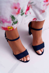 Dámske sandále Baloo Navy Blue Suedals Sandals