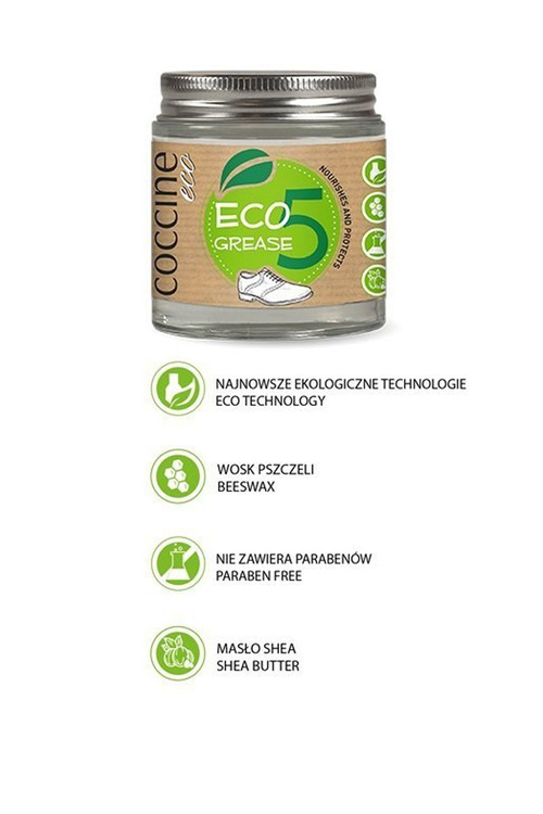 Ekologické Mazivo Pro Lícovou Kůži Eco Grease COCCINE