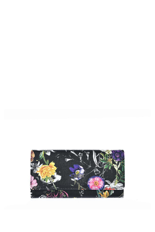 Dámská Velká peněženka Flowers Big Star JJ674015 Černá