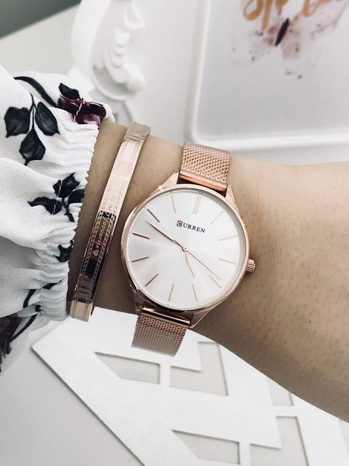 Dámské Hodinky Curren Wezen Rose Gold