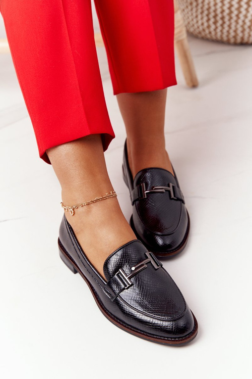 Dámské MokasínySergio Leone PB253 černé