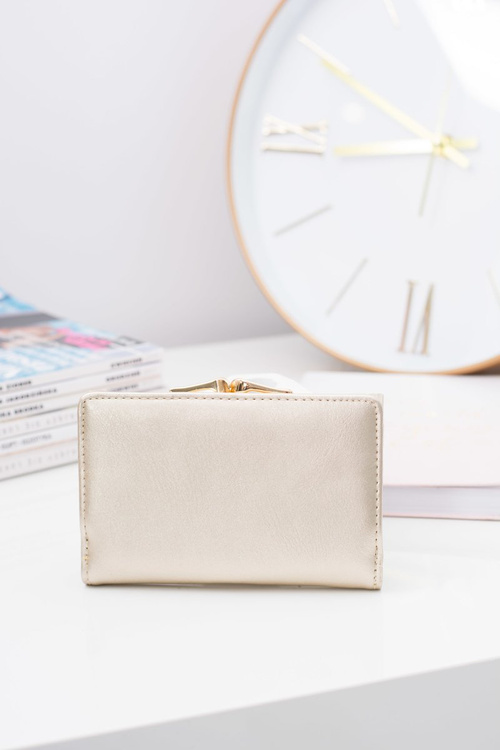 Small Women's Gold Wallet On Bigiel