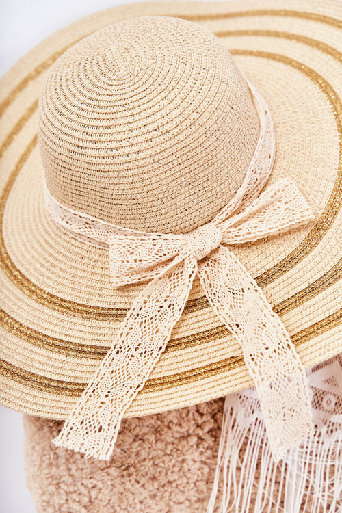 Dámsky klobúk s béžovou béžou Fibi