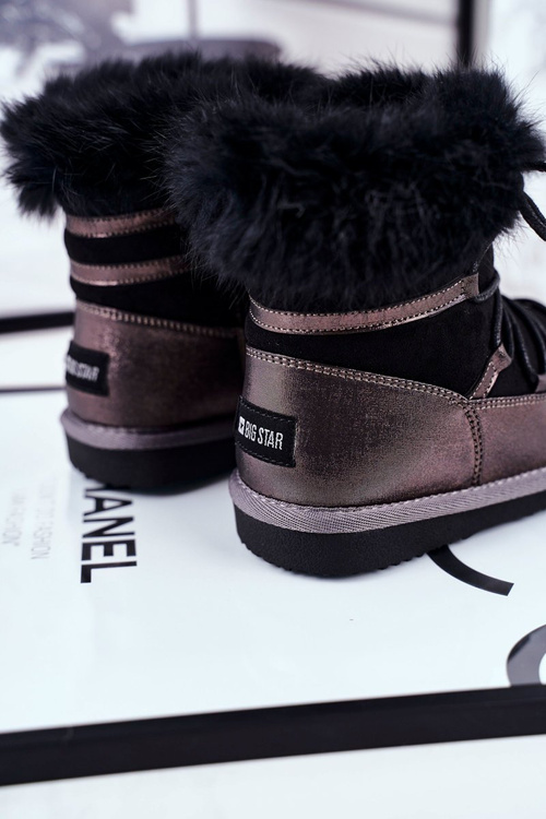 Detské topánky Snow Boots Big Star Black GG374083