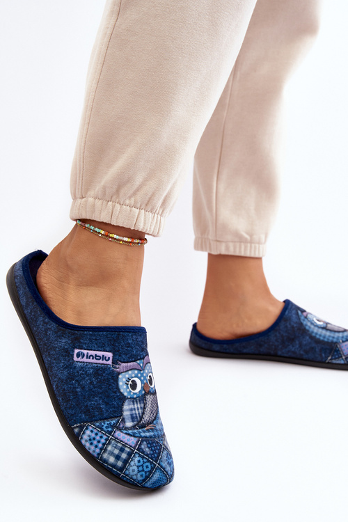 Domáce žabky flops inblu gf000018 NAVY BLUE