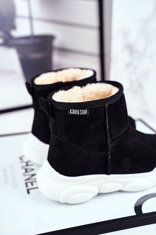 Dětské sněhule Big Star zateplené černé GG374085