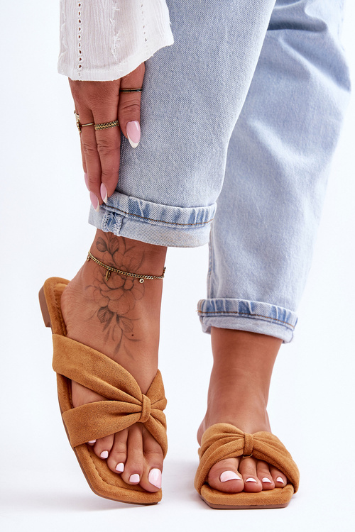 Dámska velor ťová vanilková obloha papuče