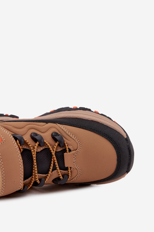 Dětské zimní boty na suchý zip Big Star SS374012 Hnědé