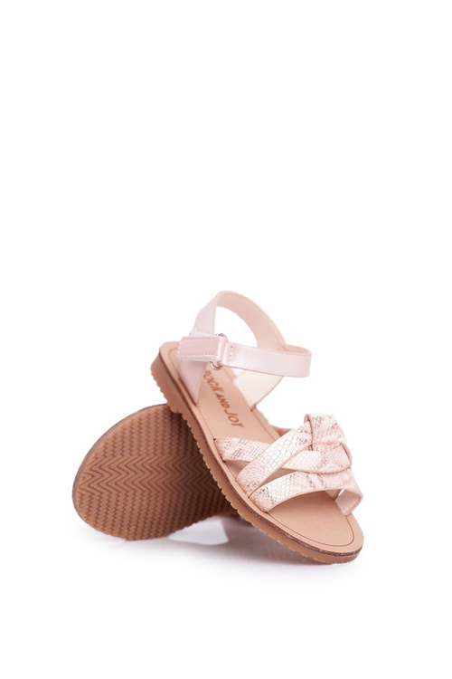 Dětské Sandály pro Dívky vzor Had Růžové Lilo