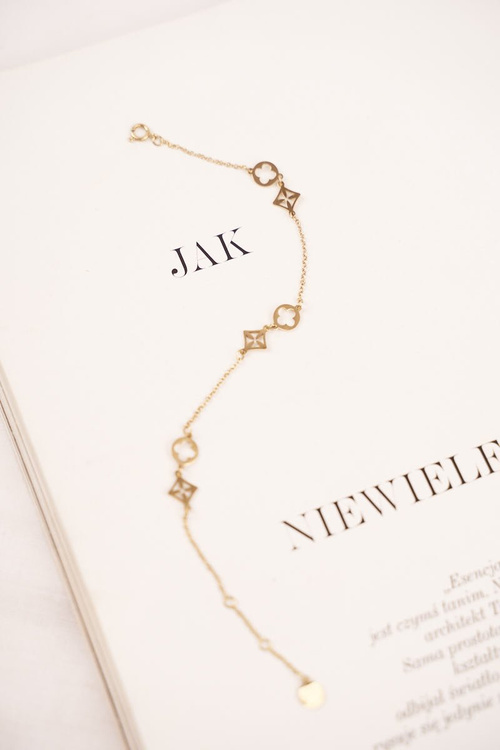 Dámsky náramok celebrít zlata Hannah