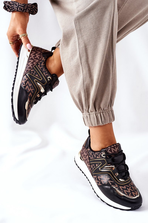 Dámská Sportovní Obuv Sneakersy Černé-Hnědé Always