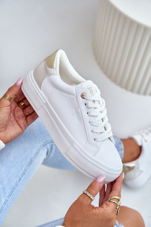 Zateplené Dámské Tenisky Na Platformě Big Star OO274A452 Bílé