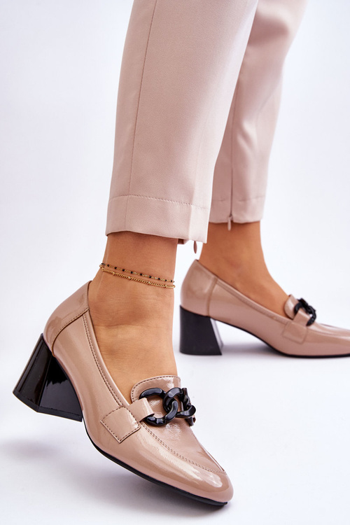 Chýbajúce čerpadlá s reťazou béžovej keilani