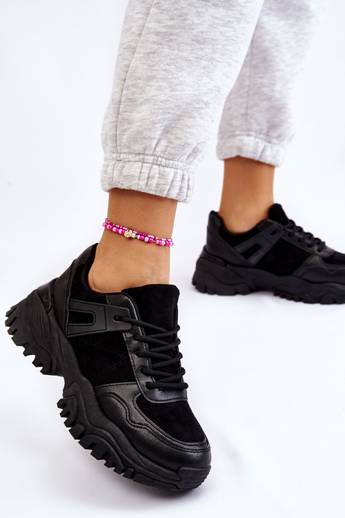 Módní sportovní obuv Tenisky Černá Frezio