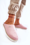 Domácí zateplené pantofle Inblu CS-34-023 Růžové