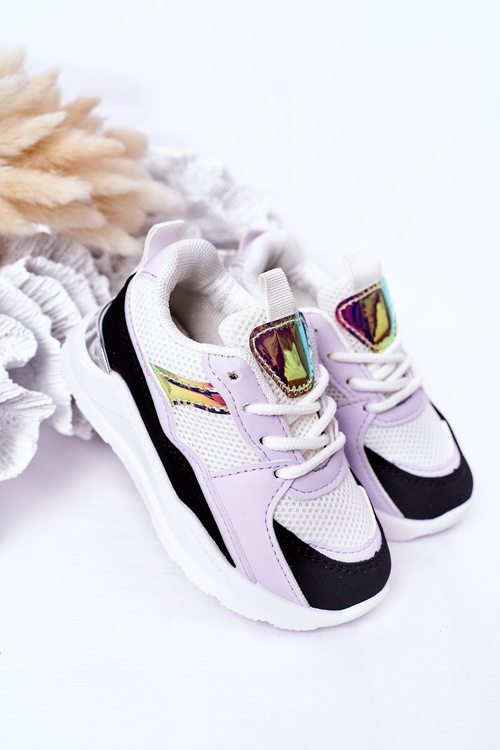 Dětské Sportovní Boty Černé-Fialové Game Time