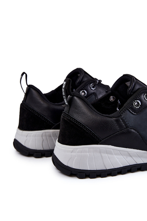 Pánská klasická sportovní obuv Memory Foam Big Star KK174270 Černá